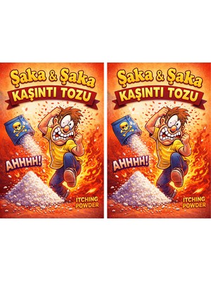 2 Adet Kaşıntı Tozu Şaka Kaşıntı Tozu Eğlence Şaka Amaçlı Toz