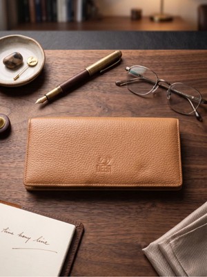 Deer Deri Louvre Telefon Bölmeli Mıknatıslı Hakiki Deri El Tutamaçlı Cüzdan