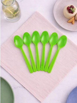 Parti Adresi Plastik Kaşık Yeşil 25'li