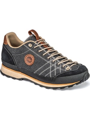 Lomer Italy Bio Naturale Canvas Vibram Full Çarşaklı Erkek Ayakkabı Black Siyah