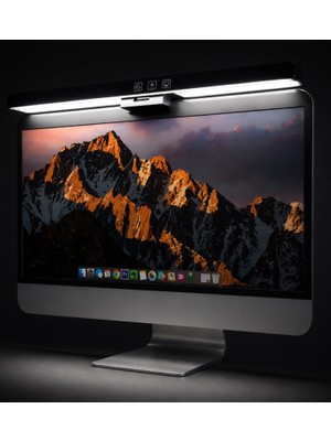 Gaman Gaming Monitör Üstü LED Işık – Ayarlanabilir 3 Farklı Renkli Işık Göz Dostu Aydınlatma Masa Lambası