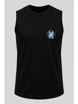 Trender Baskılı Siyah Erkek Atlet 26YL71595037