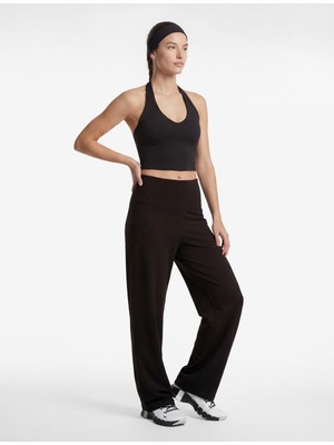 Koton Yüksek Bel Slim Fit Ispanyol Paça Spor Tayt