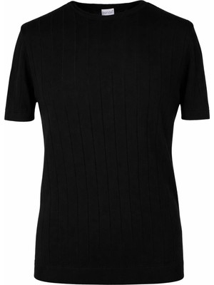 Trender 17426 O Yaka Siyah Erkek T-Shirt 26YGT3000009