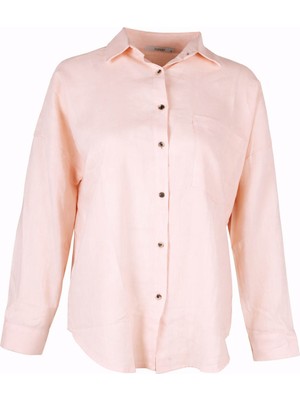 Trender 16-5037 Bej Kadın Gömlek 26YW29000008