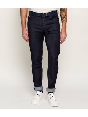 Boss Erkek Denim Kumaş Normal Bel Uzun Boy Cep Detay Lacivert Jeans 50561580-402