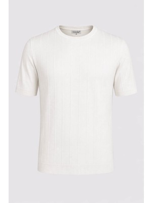 Trender 17426 O Yaka Beyaz Erkek T-Shirt 26YGT3000009