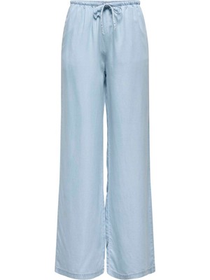 Only Onlcharıs Lıfe Pull Up Tıe Mavi Kadın Pantolon 15363959