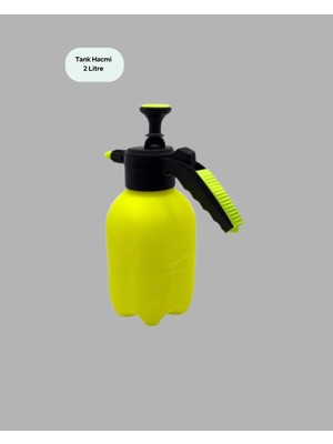 Uravas Store Ayarlı Nozullu 2l Basınçlı El Püskürtücü Jant Cam Temizlik Cila Için