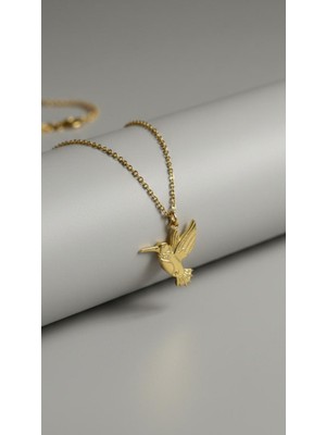 Wind Silver Arı Kuşu Kolye 925 Ayar