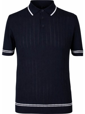 Trender 17367 Düğmeli Lacivert Erkek Polo Yaka T-Shirt 26YGT3000001