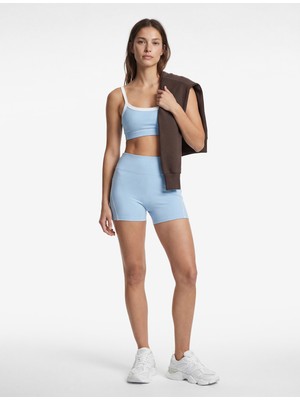 Koton Yüksek Bel Slim Fit Spor Biker Tayt