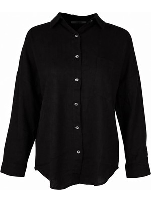 Trender 16-5037 Siyah Kadın Gömlek 26YW29000008