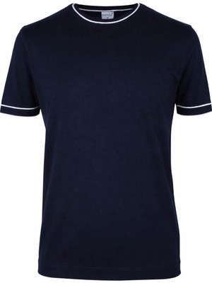 Trender 16024 O Yaka Lacivert Erkek T-Shirt 26YGT3000010