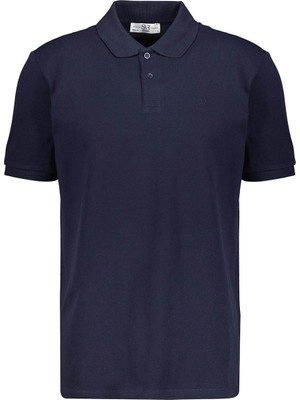 Süvari Regular Lacivert Erkek Polo Yaka T-Shirt TS1014000473