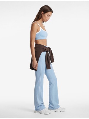 Koton Yüksek Bel Biyeli Slim Fit Ispanyol Paça Spor Tayt
