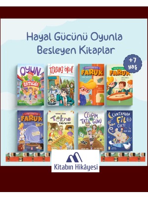 Timaş Çocuk 2-3. Sınıf- Oyun Satıcısı, Tersine Okul, Faruk-1-2-3, Tekno Kahraman, Çantamdan Fil Çıktı(8kitap)