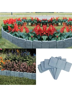 İsmiyle Al Taş Görünümlü Bahçe Çiti