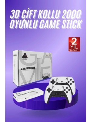 Esplendor 3D 4K Hd 2.4g Game Stick 4K Ultra Hd Oyun Konsolu Çift Kollu