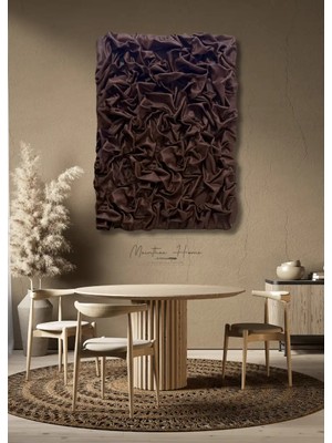 Dokulu Alçı Tablo - Sessiz Fırtına | El Yapımı 3D Dekoratif Duvar Tablosu