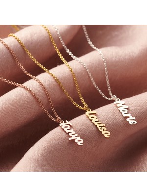 kuyumcudan Isimli Charm 925 Ayar Gümüş Kolye