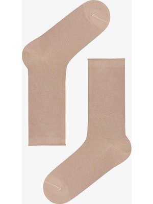 Penti Bej Rahat Bilek Lastikli Bambu Soket Çorap