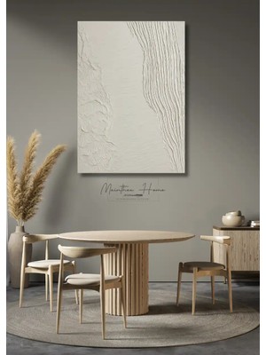 Dokulu Alçı Tablo Hareketin Büyüsü | El Yapımı 3D Dekoratif Duvar Tablosu