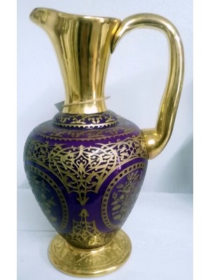 Ipek Ticaret Glasland Zernişah El Dekoru Sürahi El Işlemeli