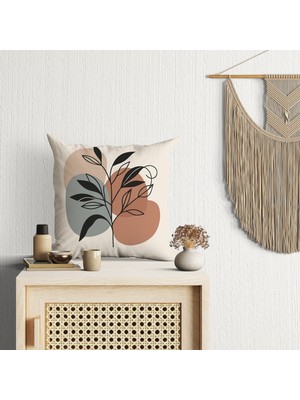 Abat Home Dekoratif, Modern Dijital Baskılı Süet Kırlent Kılıfı (Koltuk Yastık Kılıfı)  40 x 40