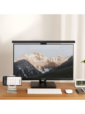 Gaman Göz Dostu Monitör Üstü LED Aydınlatma Asimetrik Optik 3 Renk Işık  Ayarlanabilir Parlaklık