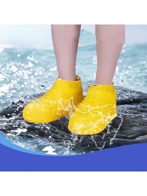 Gaman Su Geçirmez Ayakkabı Kılıfı - Kaydırmaz, Esnek, Taşınabilir Yağmur & Çamur Koruyucu 1 Çift (41-47)