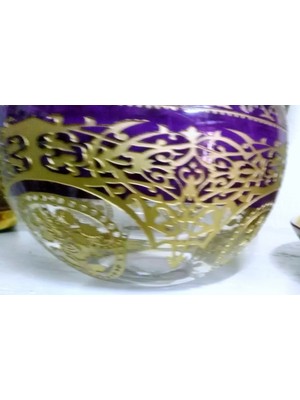 Ipek Ticaret Glasland Zernişah El Dekoru Kül Tablası El Işlemeli