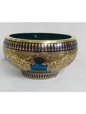 Ipek Ticaret Glasland Kapaniçe Altın El Işlemeli Kase