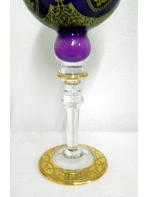 Ipek Ticaret Glasland Zernişah El Işlemeli El Dekoru Mumluk El