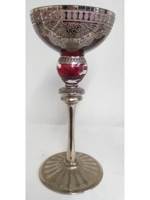 Ipek Ticaret Glasland Kapaniçe Gümüş - El Işlemeli El Dekoru Mumluk