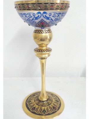 Ipek Ticaret Glasland Aynaroz El Dekoru Mumluk El Işlemeli