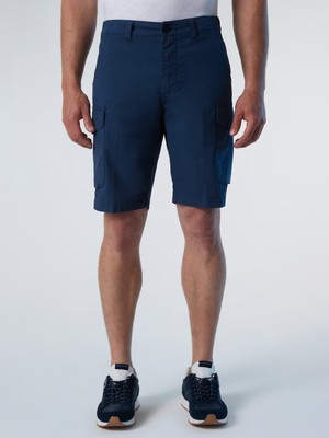 North Sails Regular Fit Pamuklu Stretch Çok Cepli Kargo Erkek Şort
