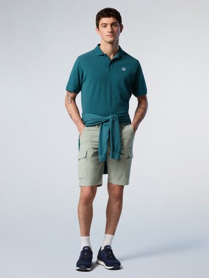 North Sails Regular Fit Pamuklu Stretch Çok Cepli Kargo Erkek Şort