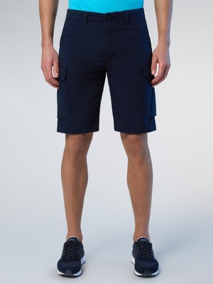 North Sails Regular Fit Pamuklu Stretch Çok Cepli Kargo Erkek Şort