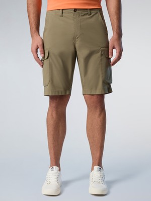 North Sails Regular Fit Pamuklu Stretch Çok Cepli Kargo Erkek Şort