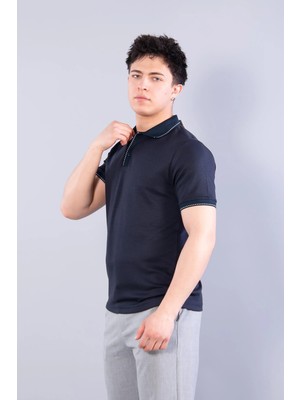 Mckanzie 4668 Yaka Kol Ucu Noktalı Modal T-shirt