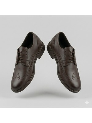 Kindep (Forex) Içi Dışı Hakiki Deri Klasik Erkek Ayakkabı Kahve