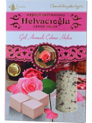280GR Güllü Çekme Helva Şekerleme Tatlı Meşhur Kastamonu Çekme Helvası
