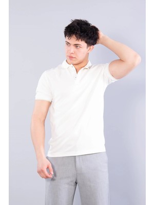 Mckanzie 4668 Yaka Kol Ucu Noktalı Modal T-shirt