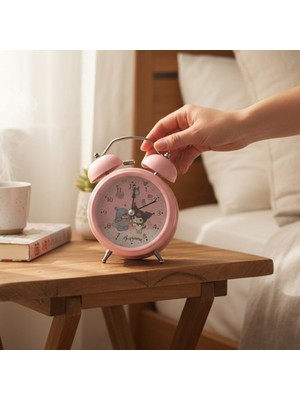 Keyfim Shop Dekoratif Desenli Metal Çalar Saat