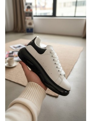 Enoch Erkek Alex Model Jel Taban Sneaker Oversize Kalın ve Parlak Tabanlı Lüks Sokak Modeli