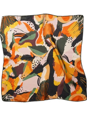 %100 Ipek Bandana Fular Art Collection (55X55 Cm)-Chroma