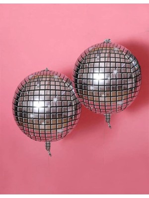 Doğaberen Disco Topu Folyo Balon Gümüş 60CM