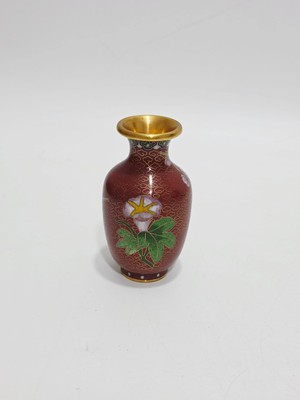 Hasyılmaz Antika Cloisonne Mini Vazo 10,50CM 007