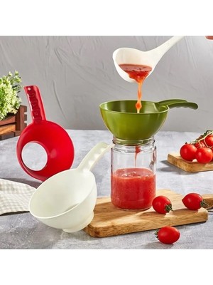 Practika Kavanoz Hunisi Geniş Ağızlı Saplı 170X65 mm Reçel Konserve Doldurma Aracı